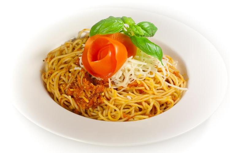 #htmlcaption_509 Bolognai spagetti, mozzarella sajttal