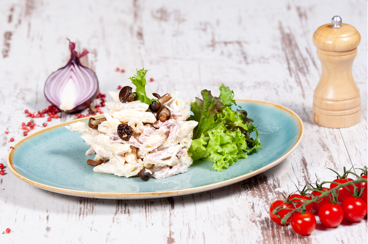 Penne panna prosciutto e funghi