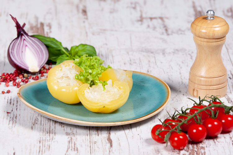 Káposztával töltött paprika