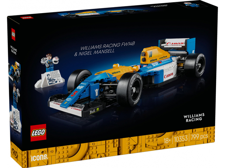 LEGO Williams Racing FW14B és Nigel Mansell 10353