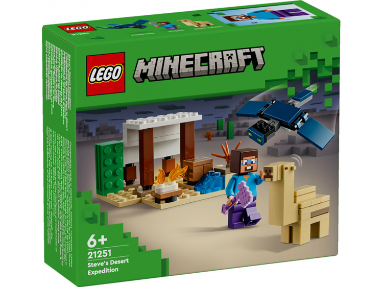 LEGO Minecraft 21251 Steve sivatagi expedíciója