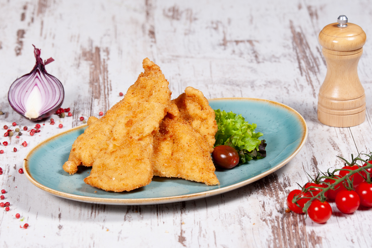 Panko morzsában sült jércemell